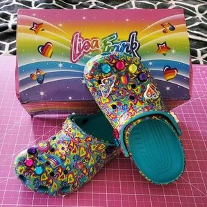 Crocs × Lisa Frank Limited Edition 37-38 EU, 6.5-7.5 US womens, 5.5-6.5 US kids